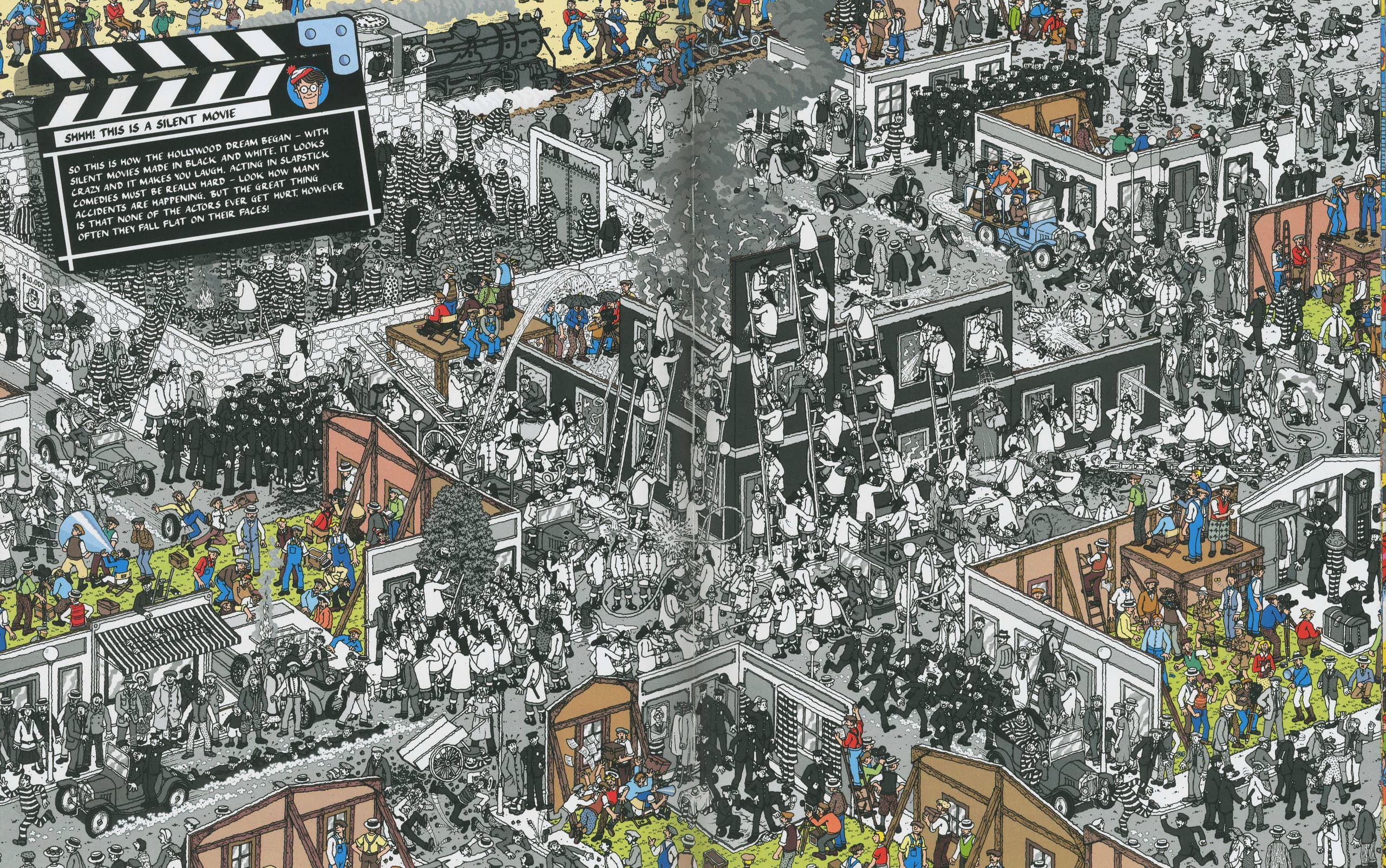 Where's Waldo puzzle - Silent Film Studio