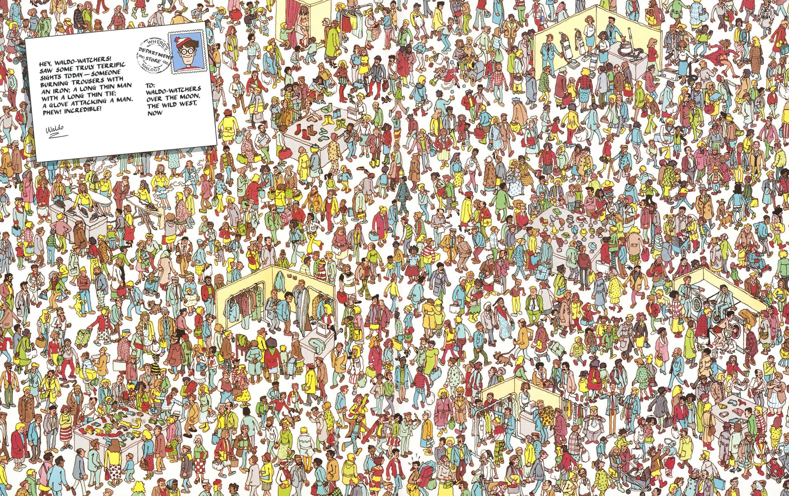 Where's Waldo puzzle - Department Store Rush