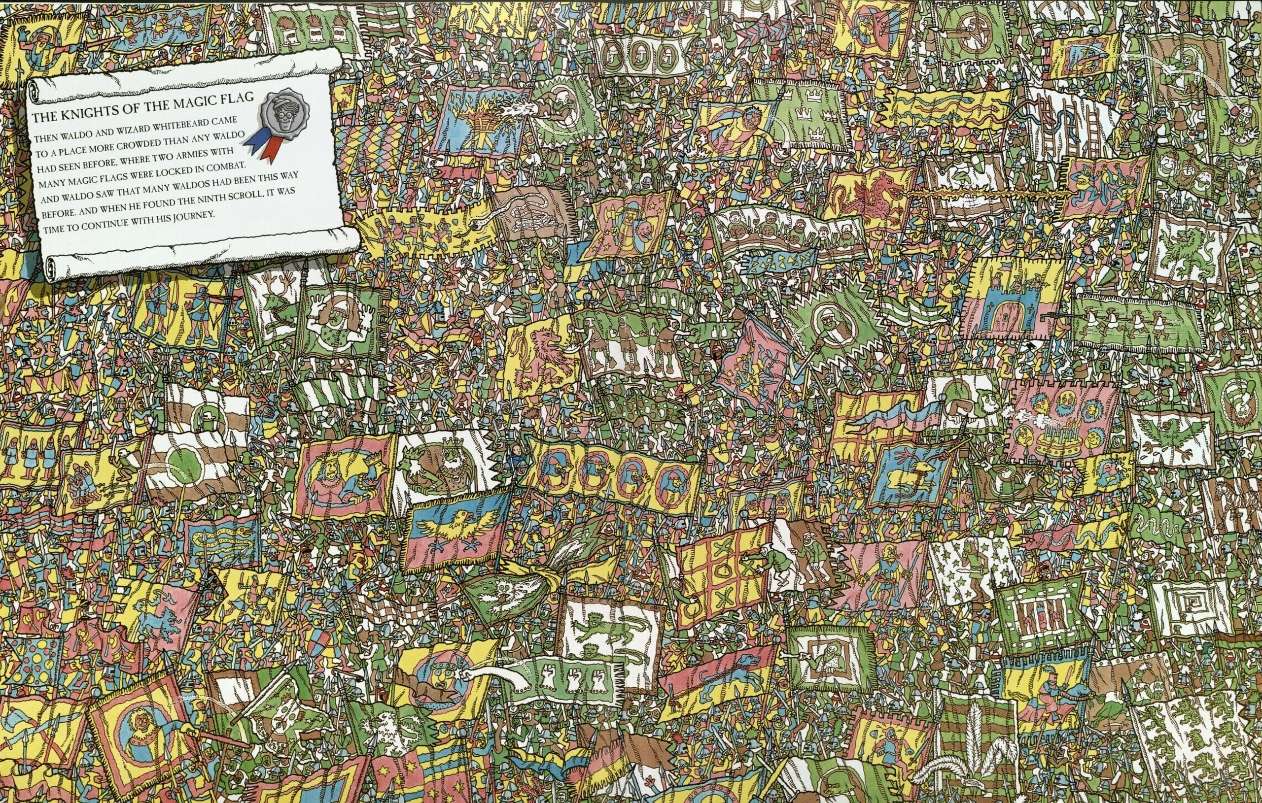 Where's Waldo puzzle - Banner Battle Chaos