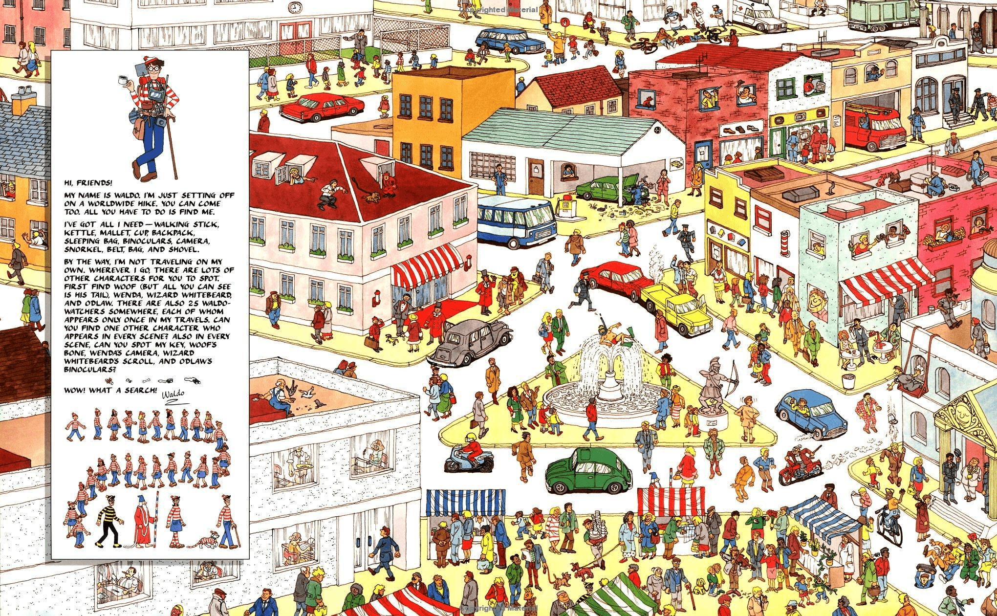 Where's Waldo puzzle - City Center Chaos