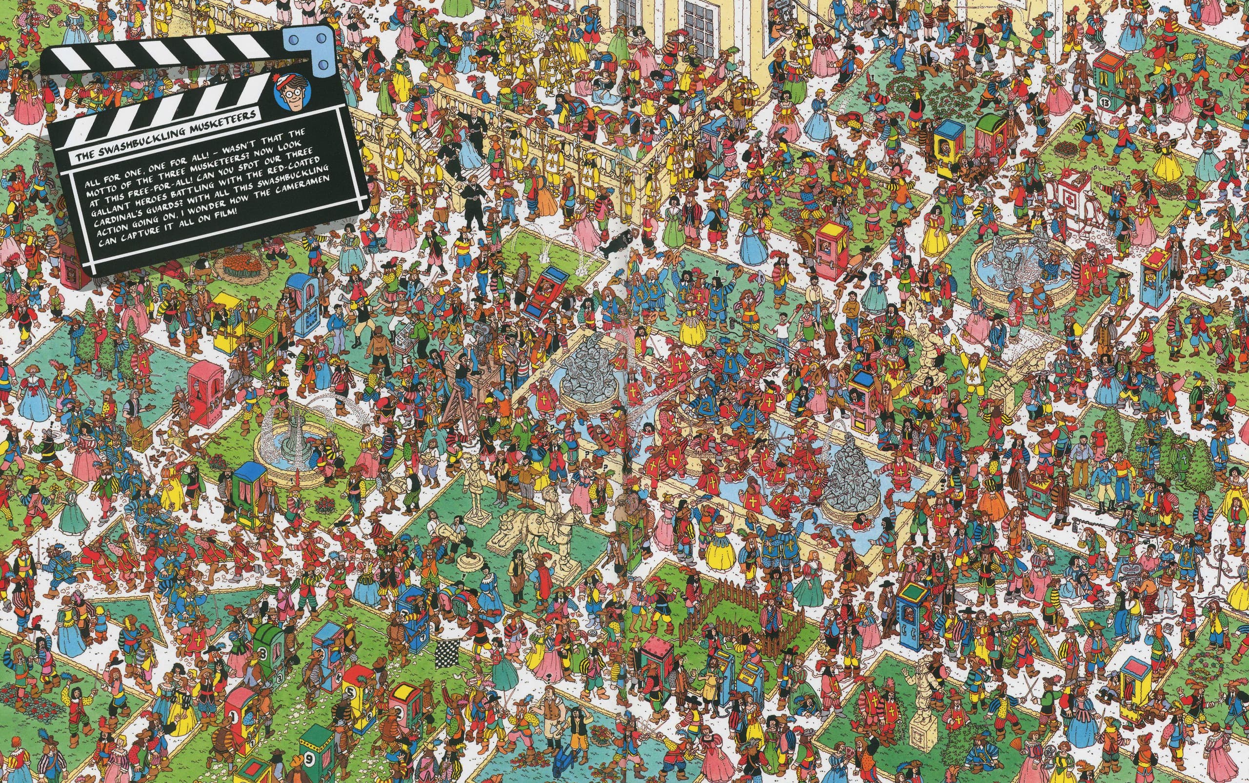 Where's Waldo puzzle - Royal Garden Rush