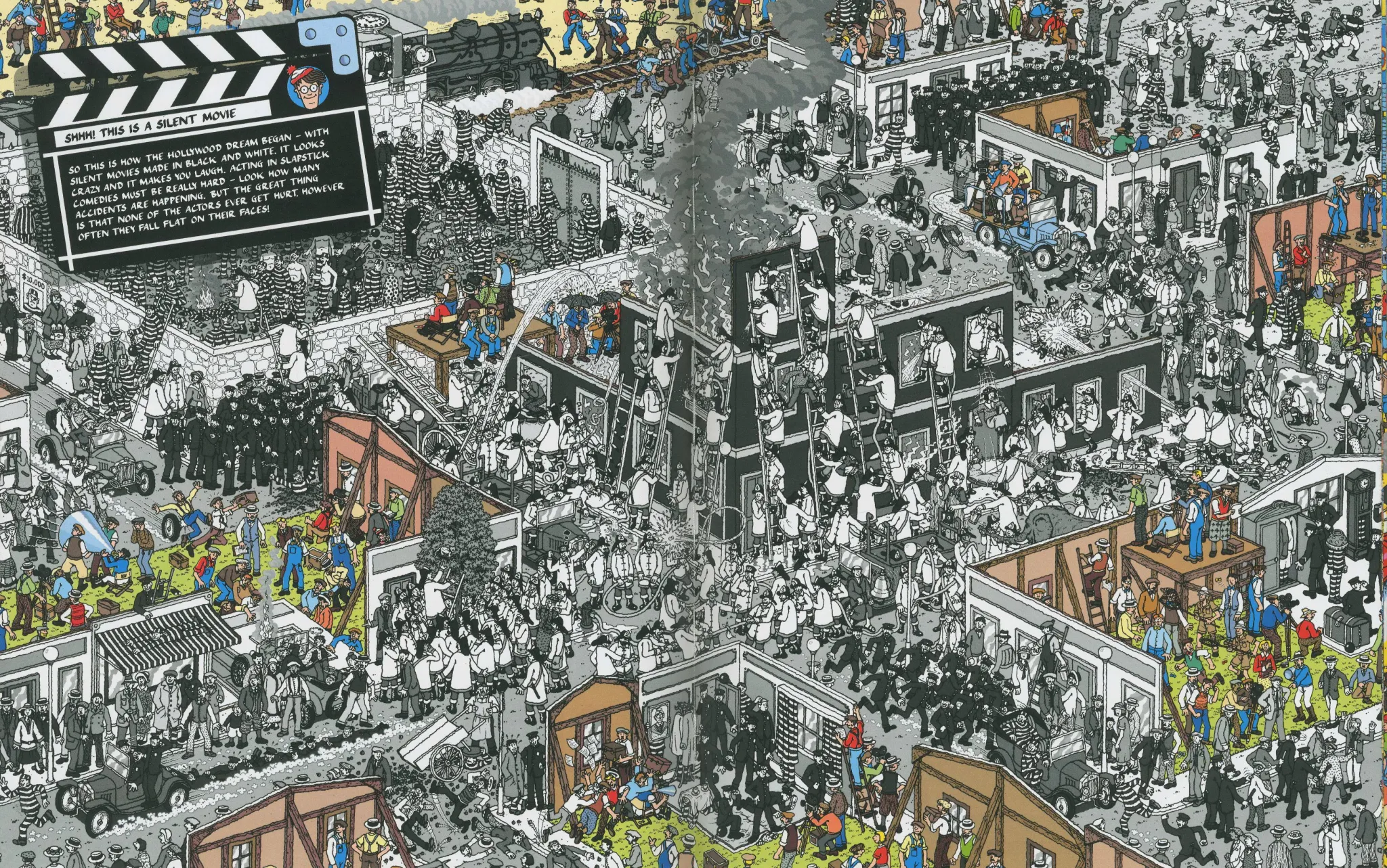Onde Está Wally Jogo Nível 13 Estúdio de Cinema Mudo