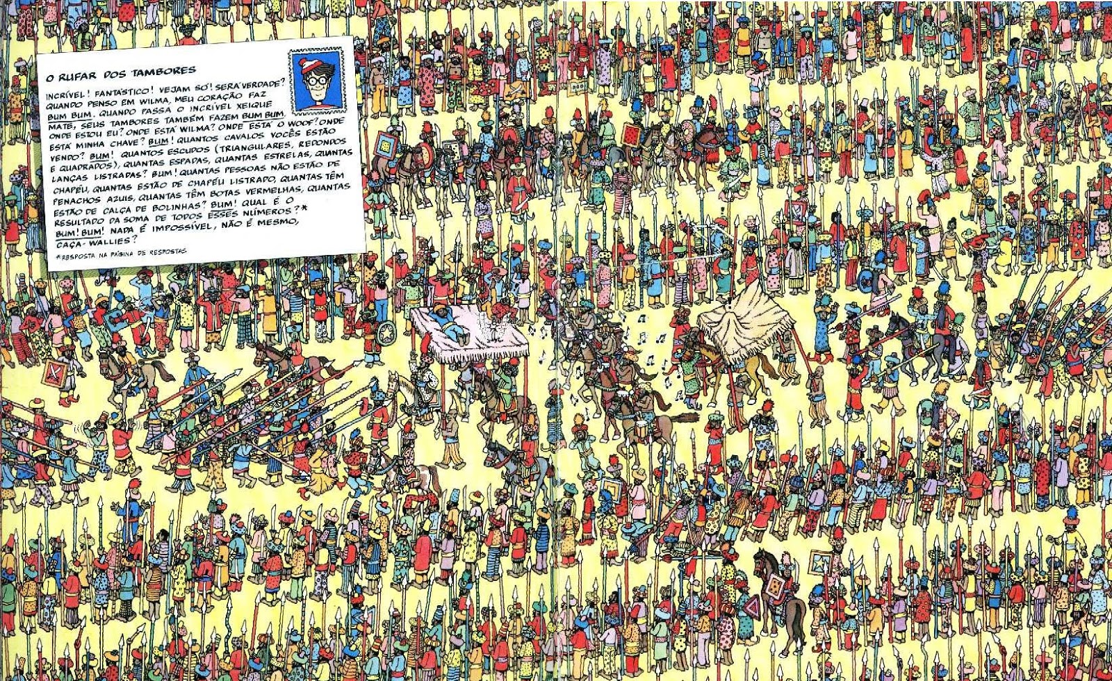 Where's Waldo Game Level 27 Warrior Army Scene