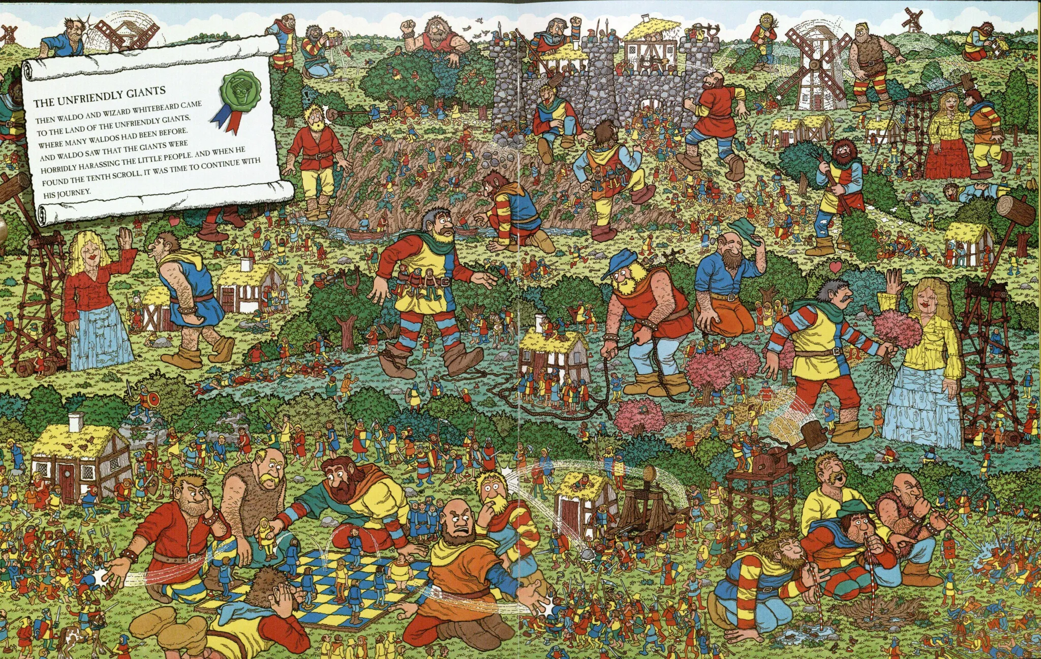 Onde Está Wally Jogo Nível 7 A Terra dos Gigantes